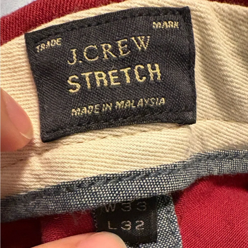 J. Crew 484 Red Pants